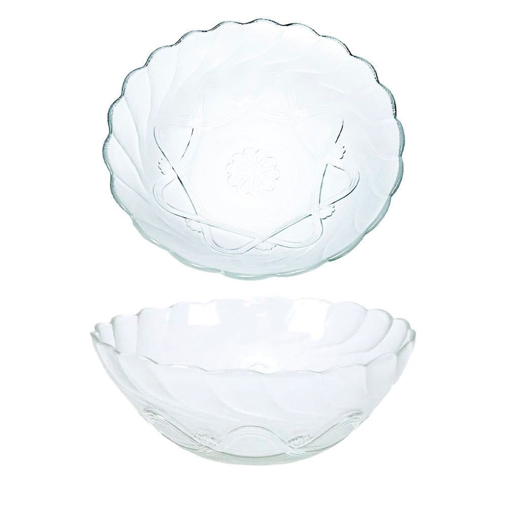 Kit Tigela Bowl em Vidro Transparente 10 Peças 250ml