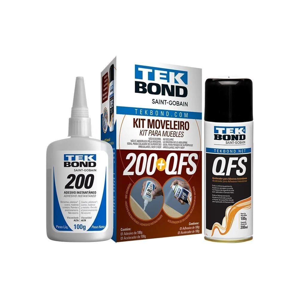 Kit Moveleiro Tekbond 200 Qfs
