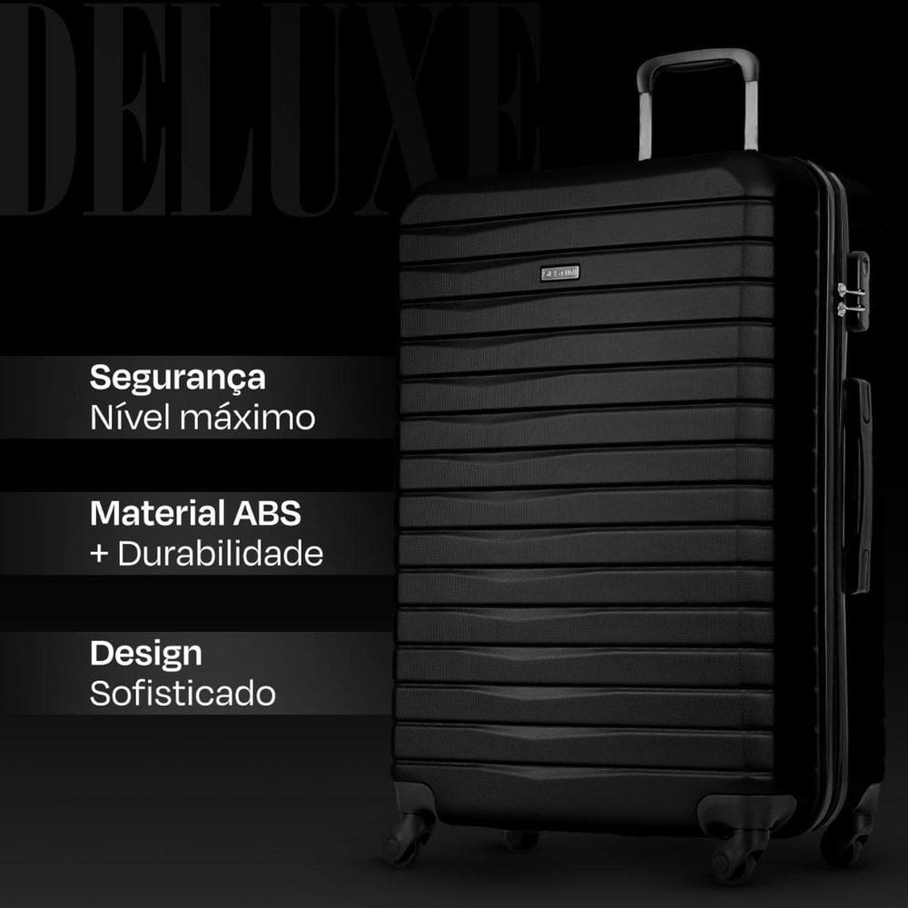 Mala De Viagem Despachar 32Kg G Abs Cadeado E Rodas 360