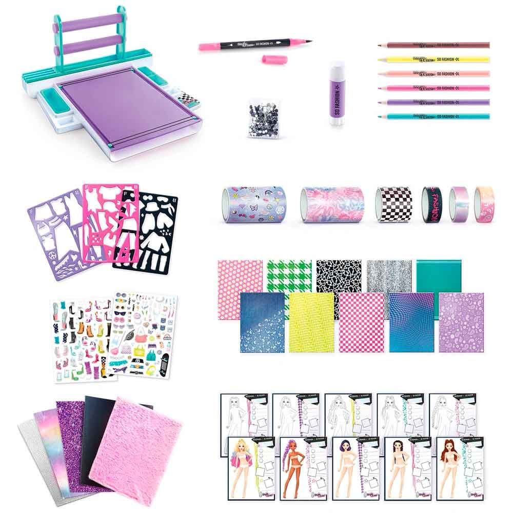 Conjunto Estilista Infantil - Style 4 Ever - Fashion Designer Studio - Fun Divirta-Se