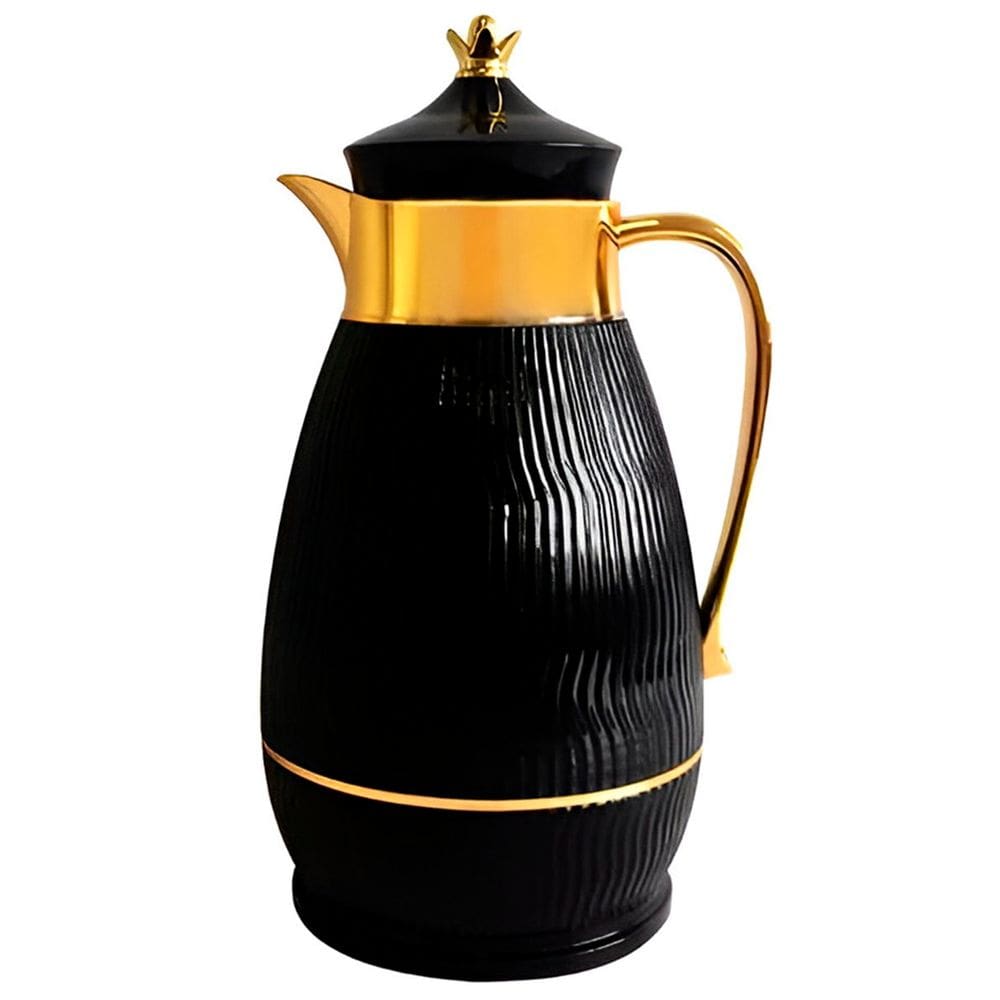 Garrafa Térmica De Mesa Preta Bule Chá Café Chimarrão 1Litro
