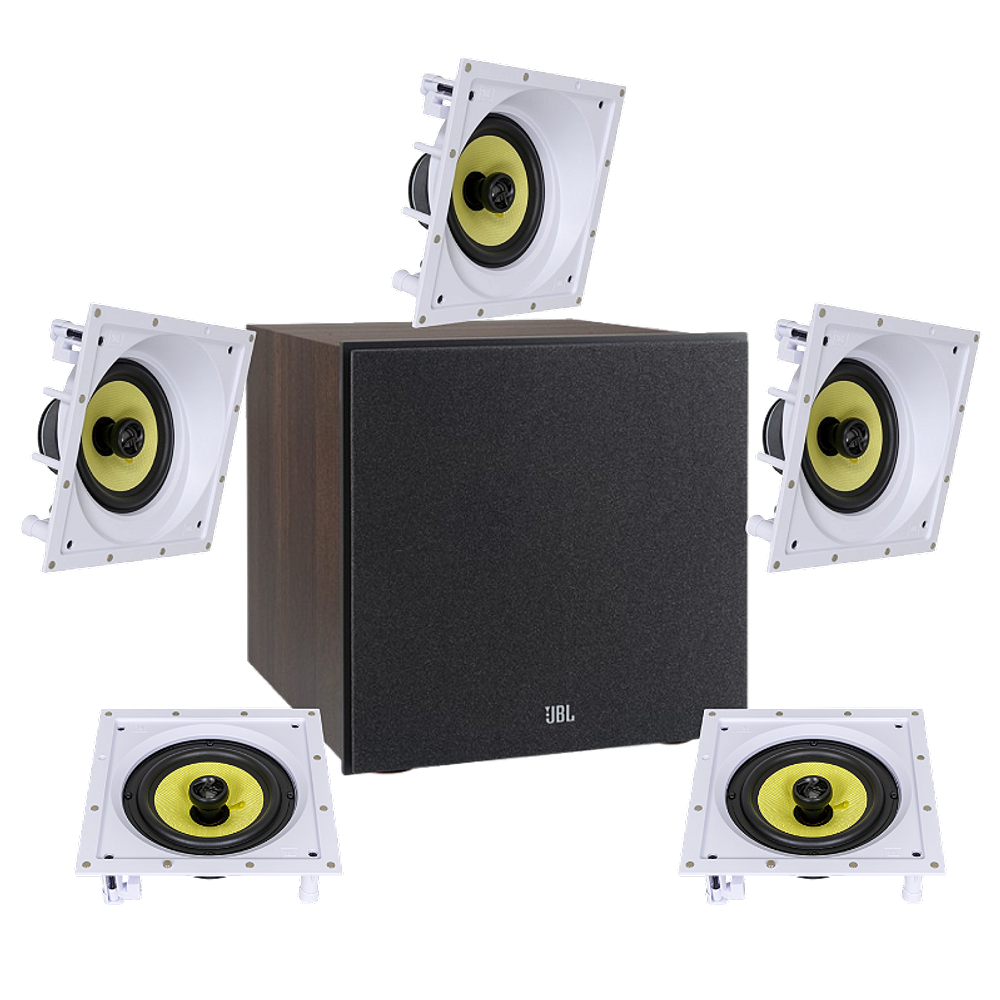 Kit 5.1 JBL 3 cxs CI PLUS 6SA + 2 CI PLUS 6S + Sub 220P