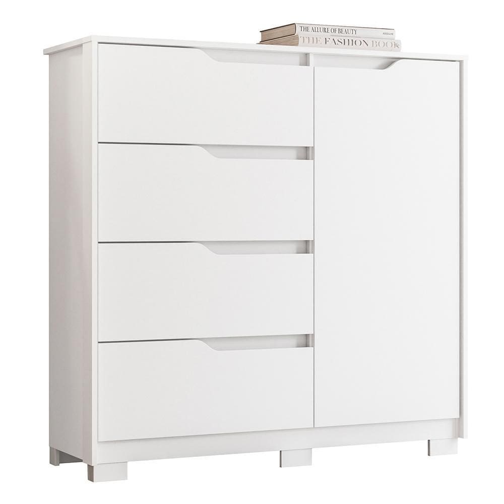 Cômoda Sole 1 Porta e 4 Gavetas Flex - Móveis Albatroz