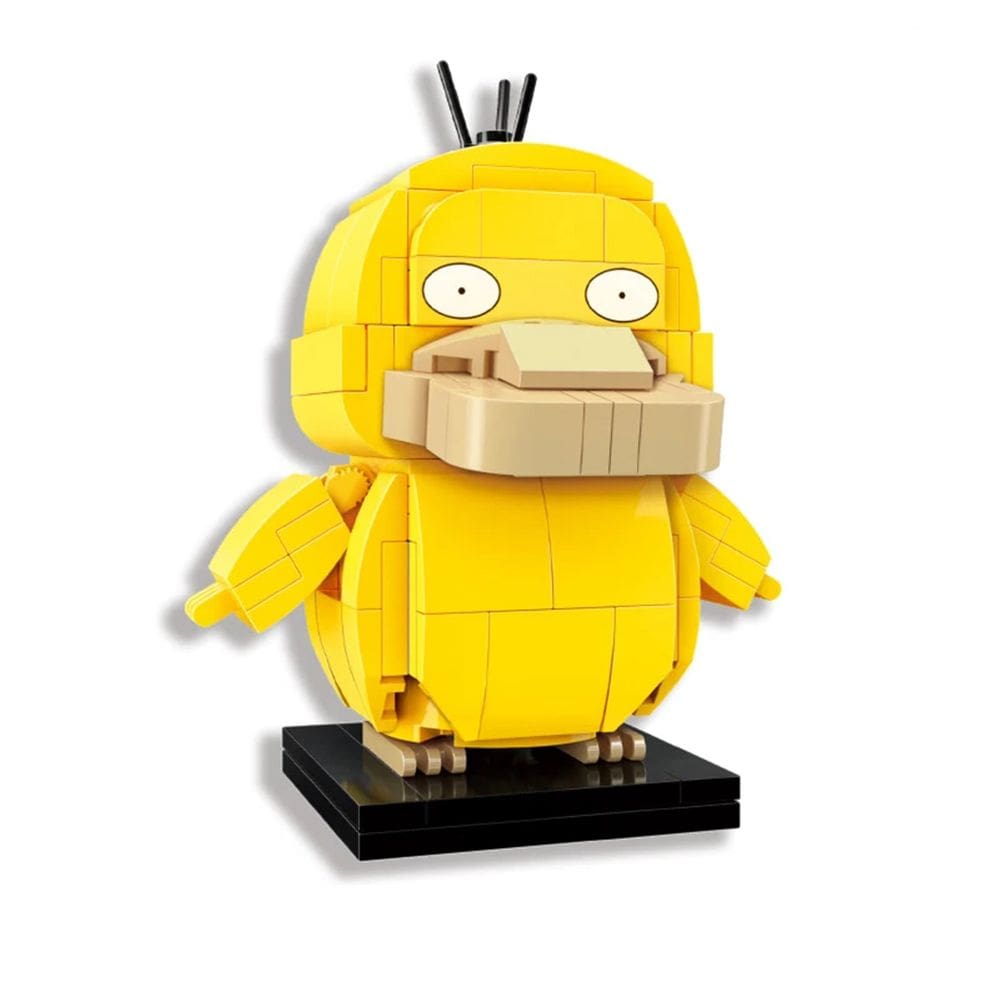 Pokémon Psyduck Brinquedo Educativo 136 pçs Bloco De Montar