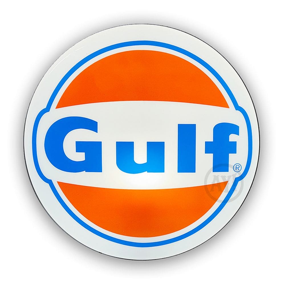 Luminoso de Parede GULF Decorativo Bar Garagem - Lâmpada LED Bivolt