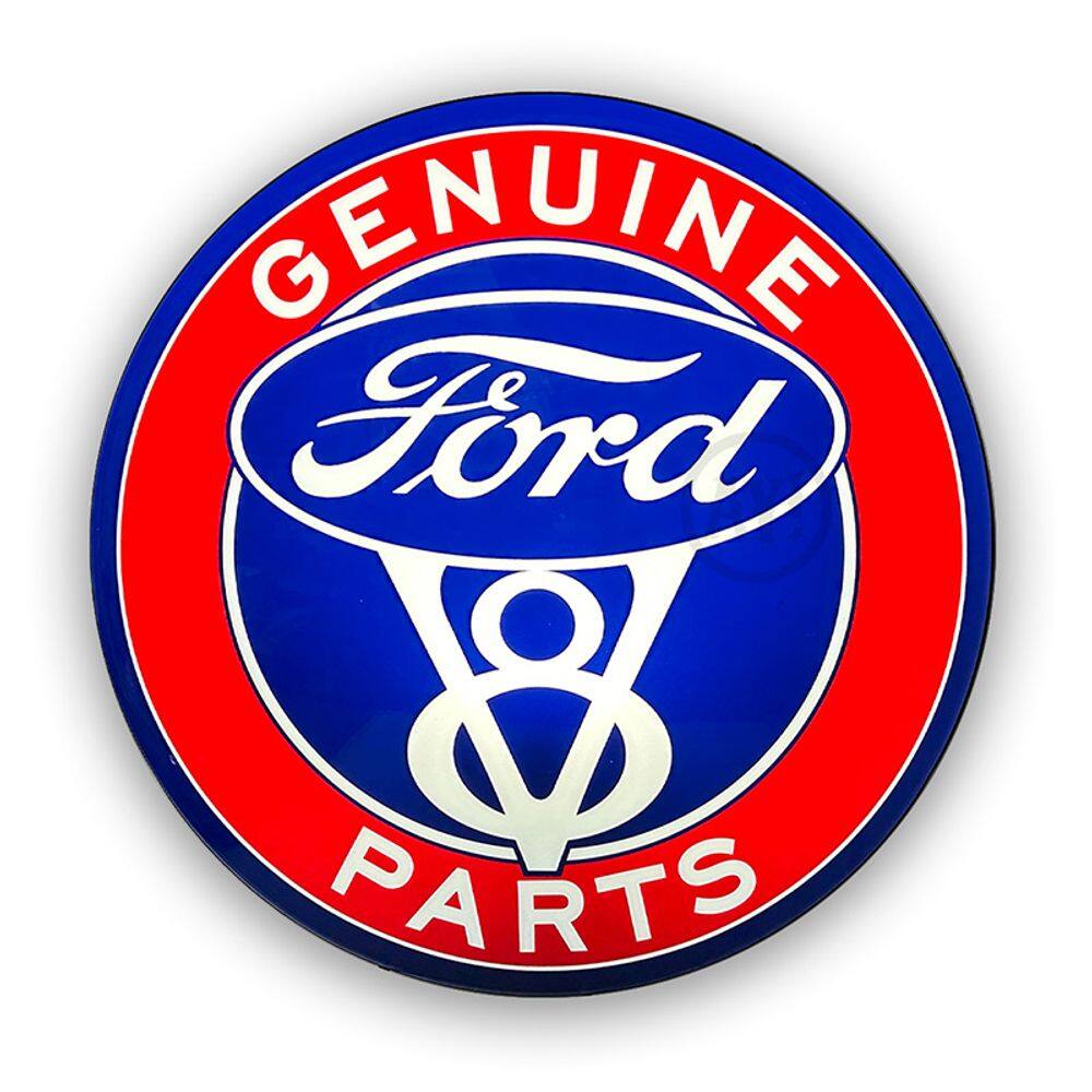 Luminoso de Parede FORD Decorativo Bar Garagem - Lâmpada LED Bivolt