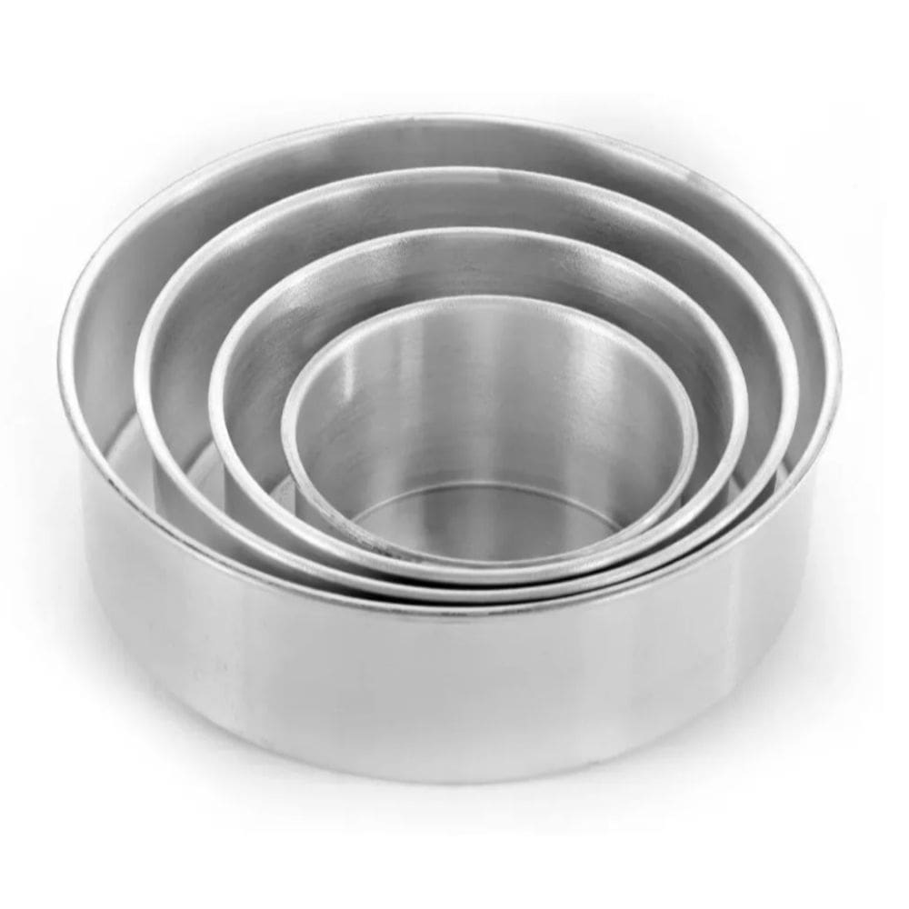 Conjunto de Assadeiras / Formas Redonda kit com 4 Peças (35,30,25,20) 10cm de Altura