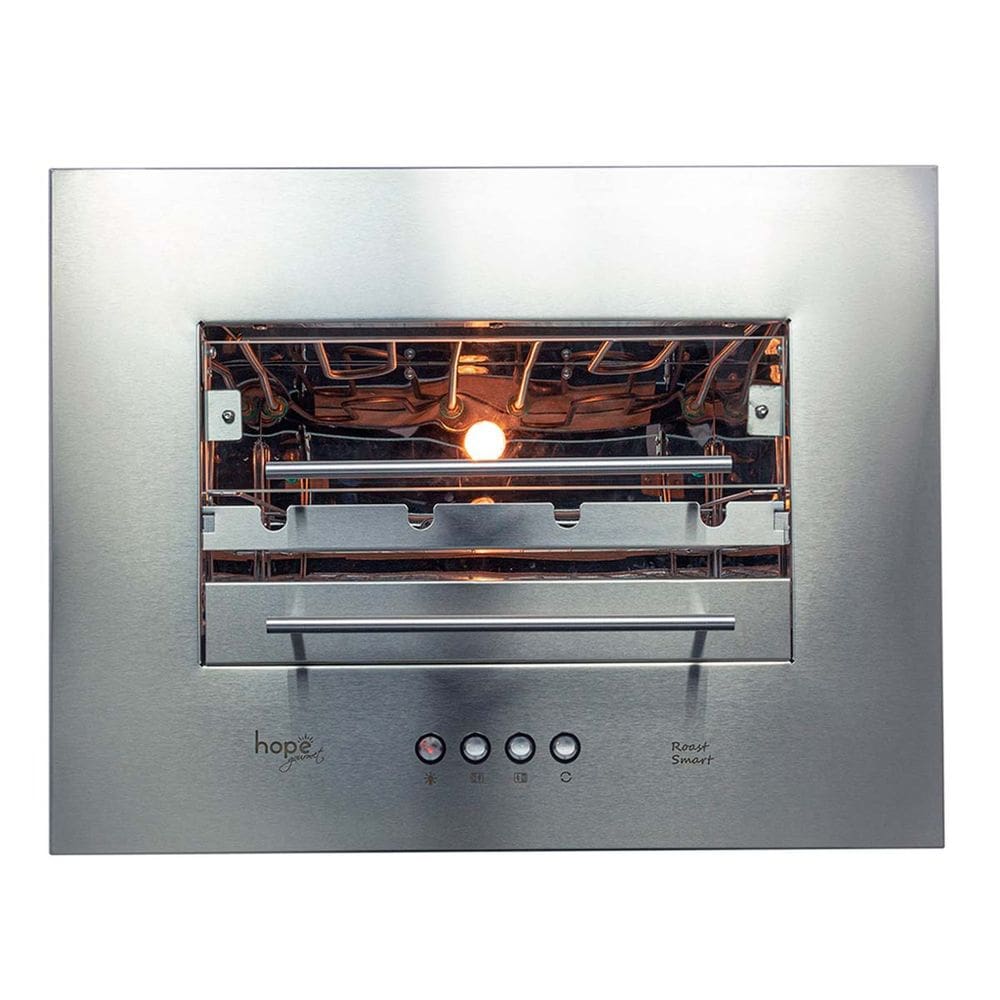 Churrasqueira de Alvenaria Elétrica Rotativa de 42x52cm Aço Inox Roast Smart 04 127V - Hope