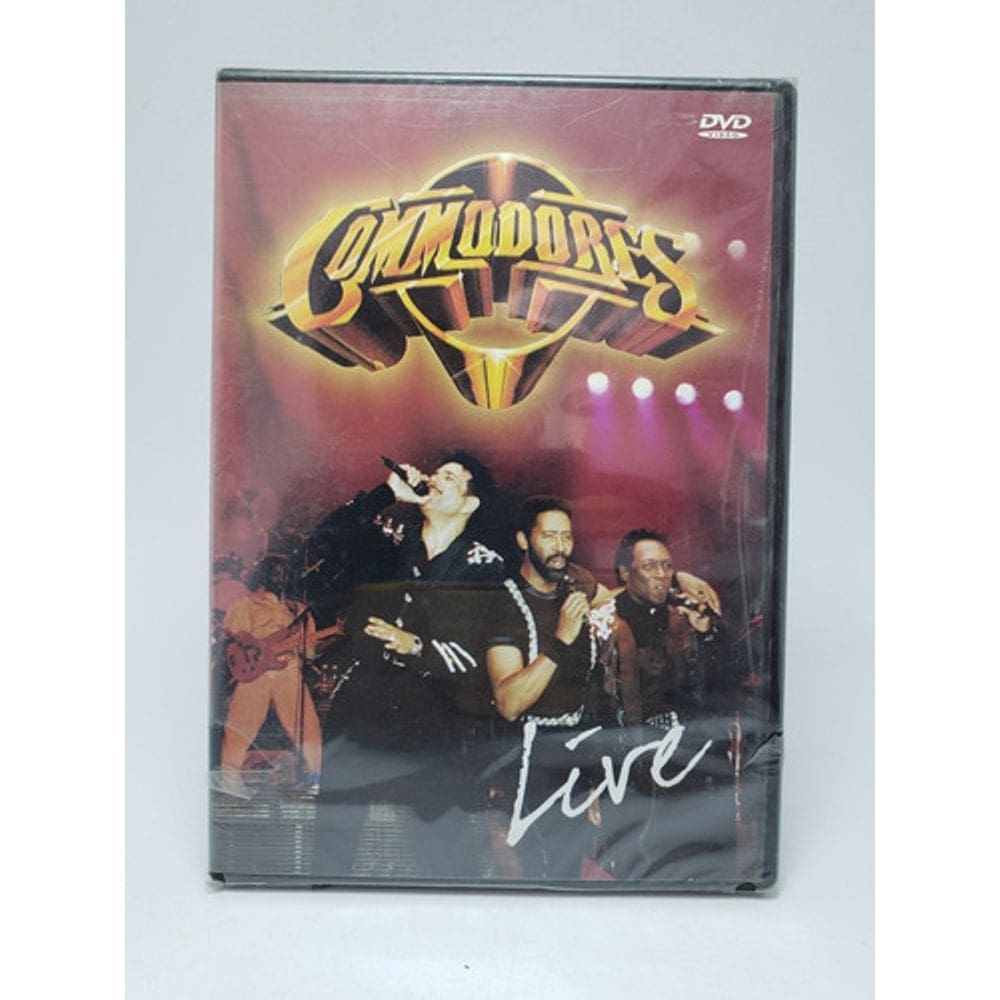 Dvd Commodores - Live