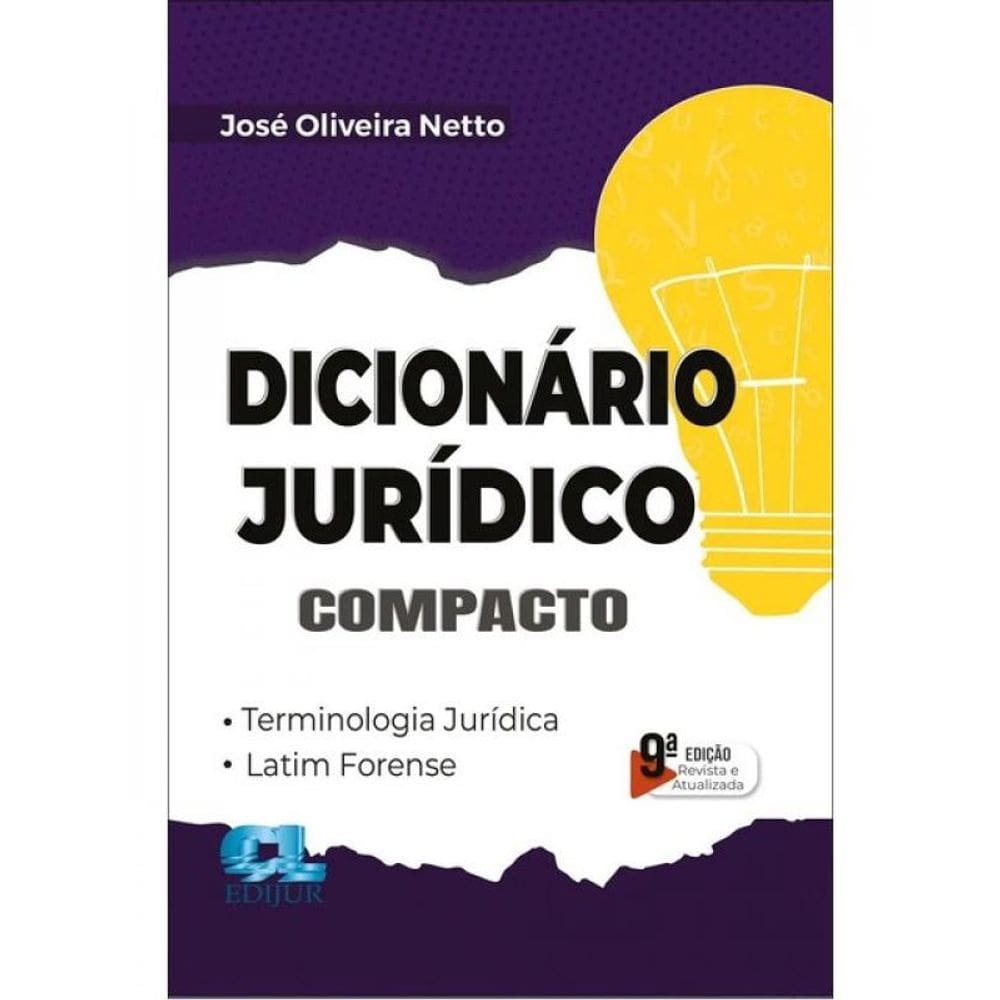 Dicionário Jurídico Compacto - 2024