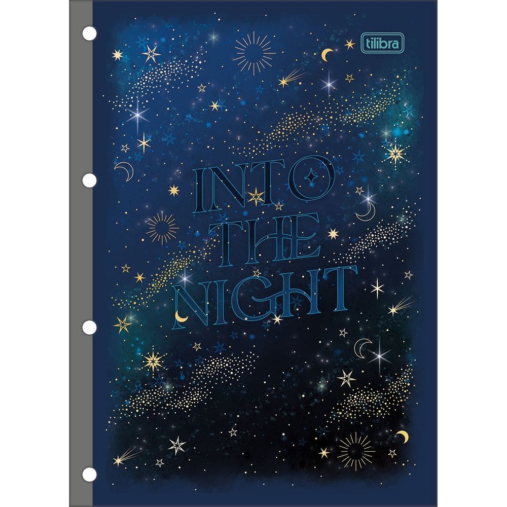 Bloco de Folhas Refil Caderno Argolado Fichário Universitário 80 Folhas Tilibra