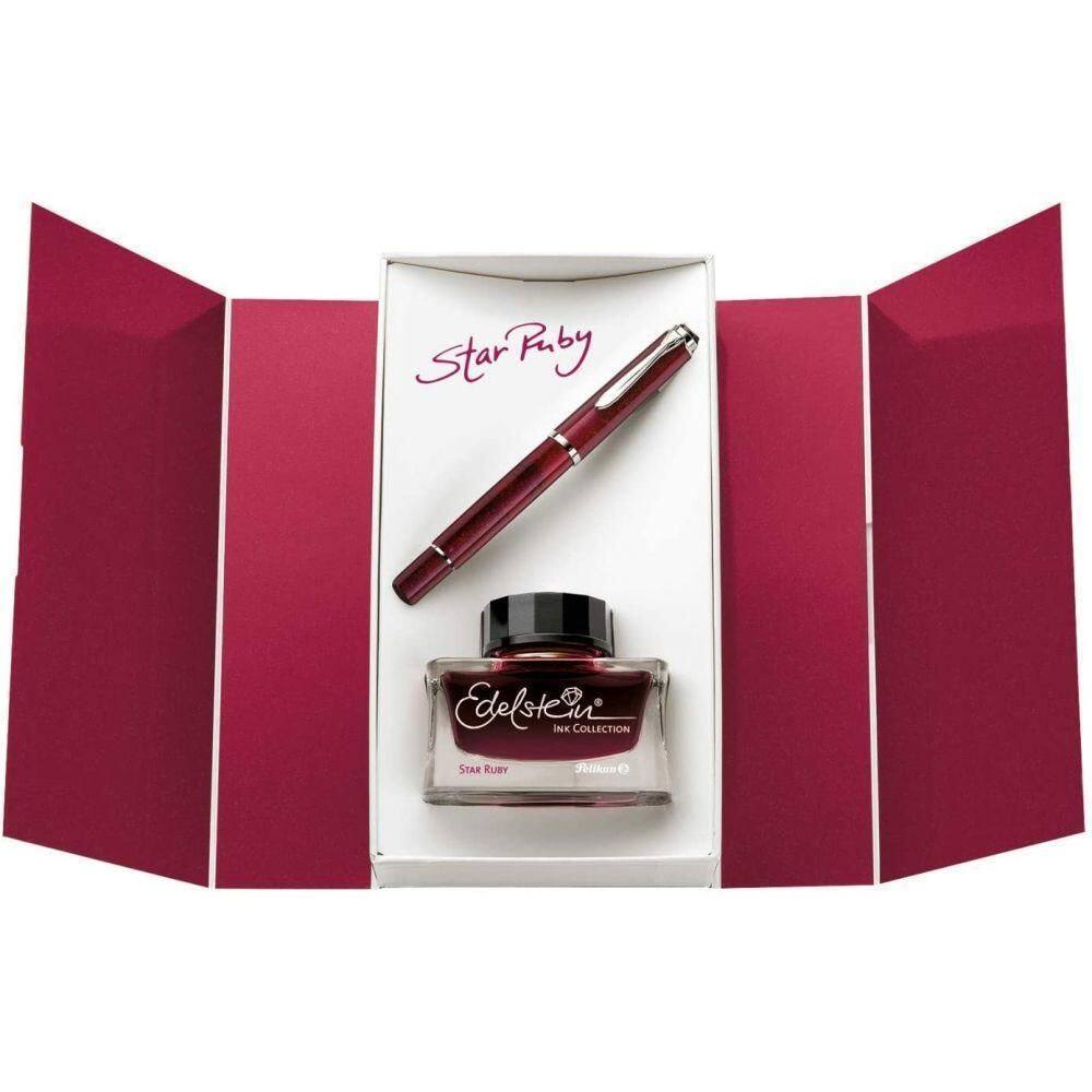 Caneta Tinteiro Pelikan Classic M205 Star Ruby Ed. Especial