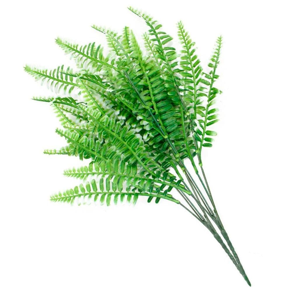 Kit 10 Ramos Decoração Arranjo Samambaia 42cm