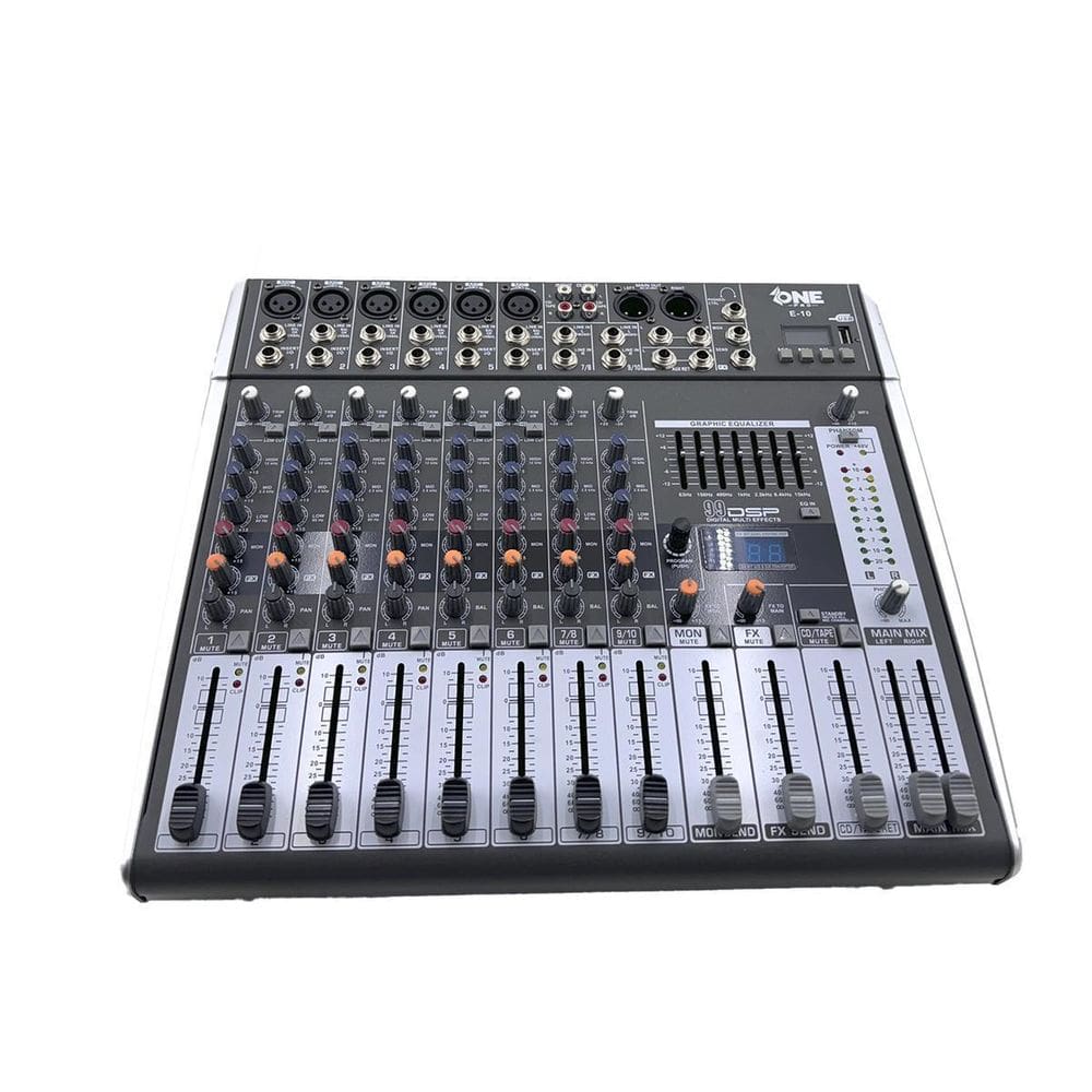 Mesa De Audio 10 Canais Onepro E10