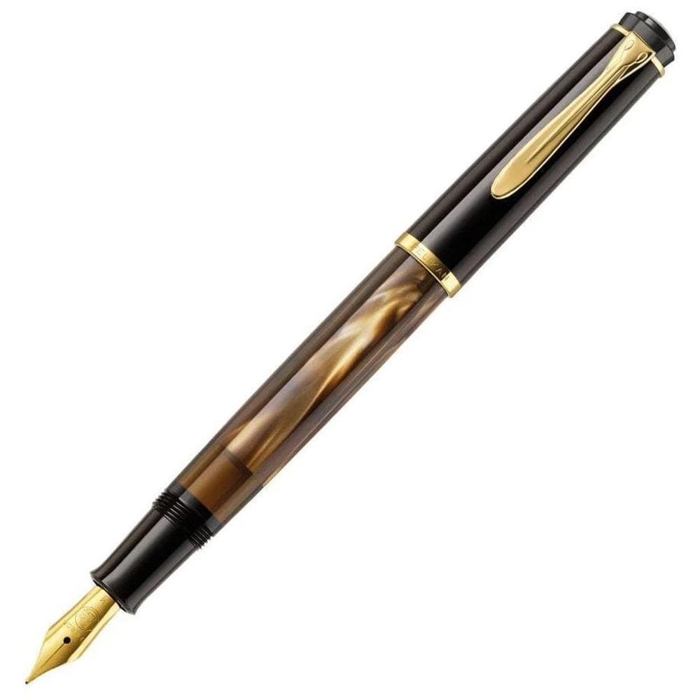 Caneta Tinteiro Pelikan Classic M200 Marrom Marmorizado