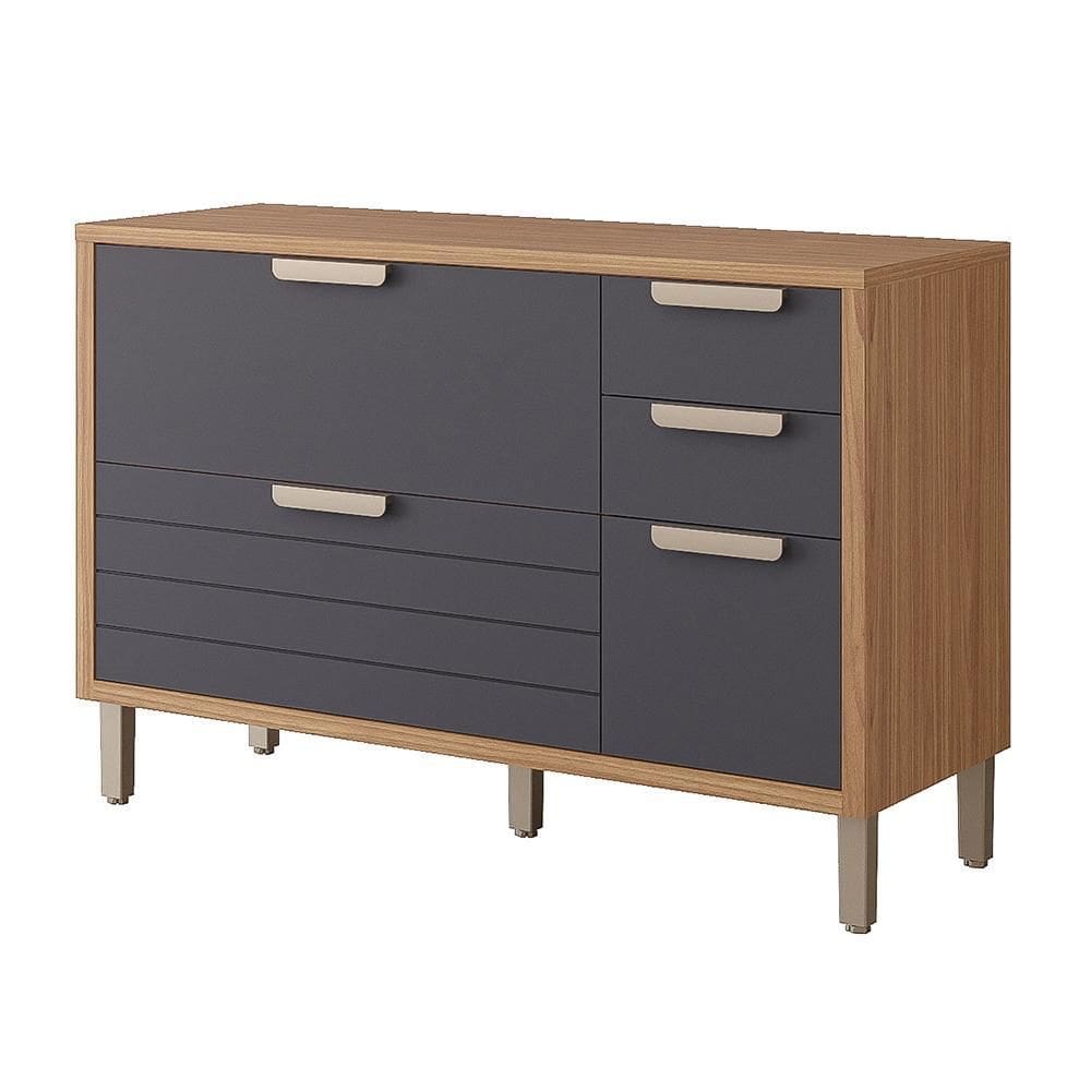 Balcão de Cozinha Eloise 120cm com Tampo MDF - MGM