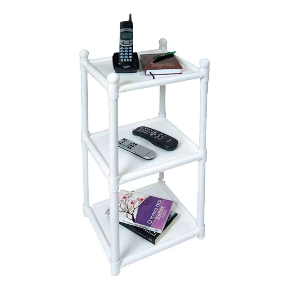 Prateleira 3 Andares Modular Branca Maxximo