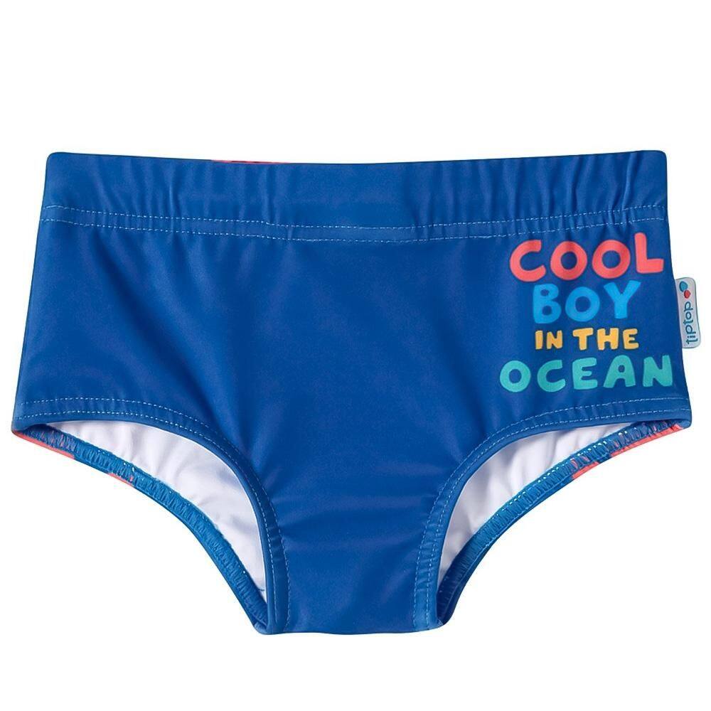 Sunga Tradicional Kids Tip Top Monstrinhos Azul 3236368