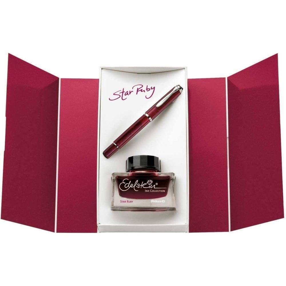 Caneta Tinteiro Pelikan Classic M205 Star Ruby Ed. Especial
