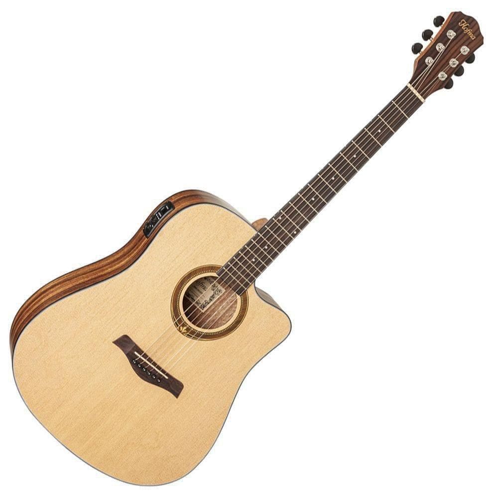 Violão Eletroacústico Aço Dreadnought Hofma Hmf290 Stnt