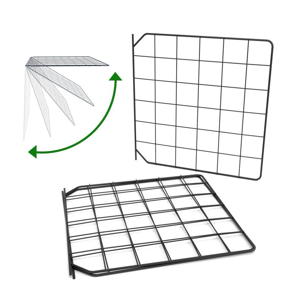 Kit 3 Portinha Tela 30X30 Cm Branco