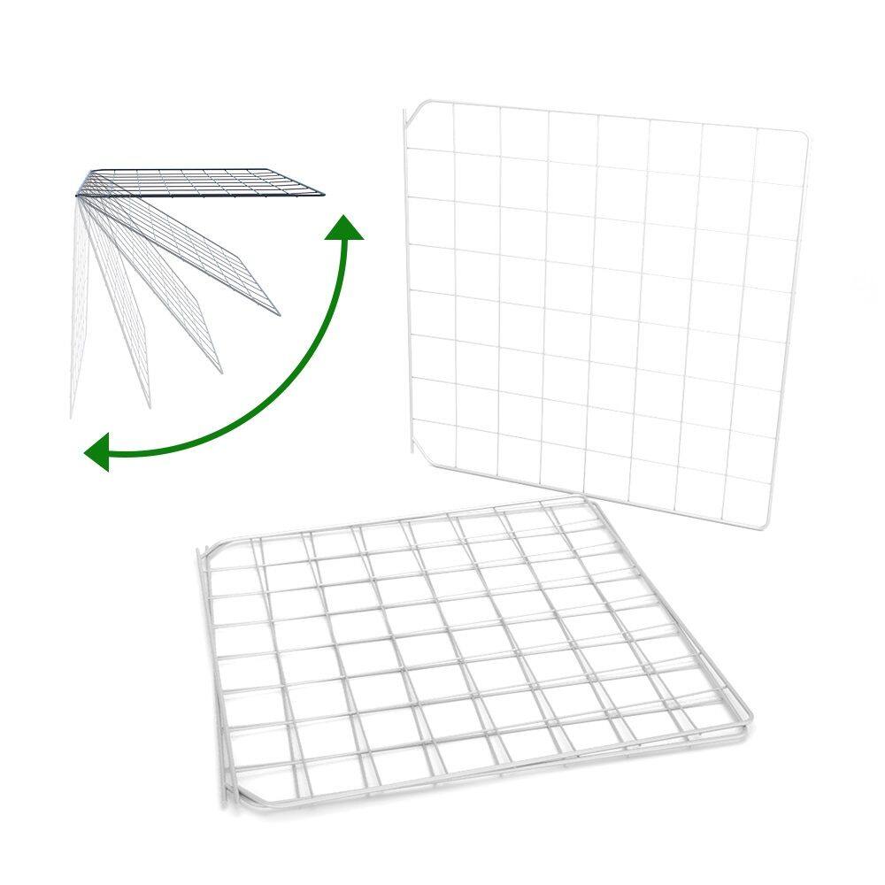 Kit 3 Portinha Tela 40X40 Cm Branco