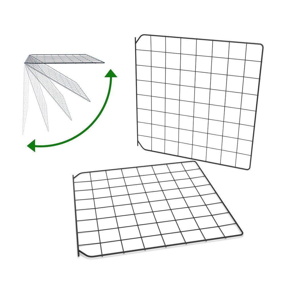 Kit 2 Portinha Tela 40X40 Cm Branco