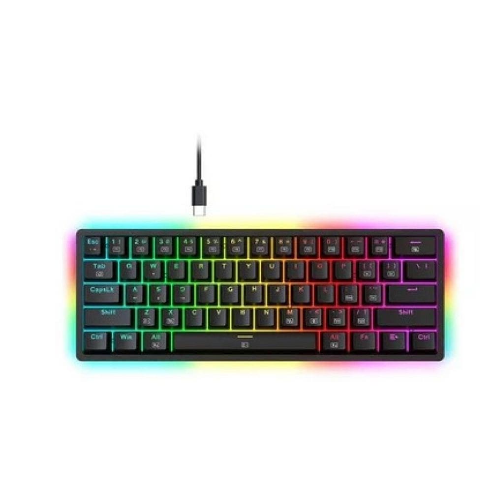 Teclado Mecânico Redragon Akali K642 Rgb Preto Switch Brown