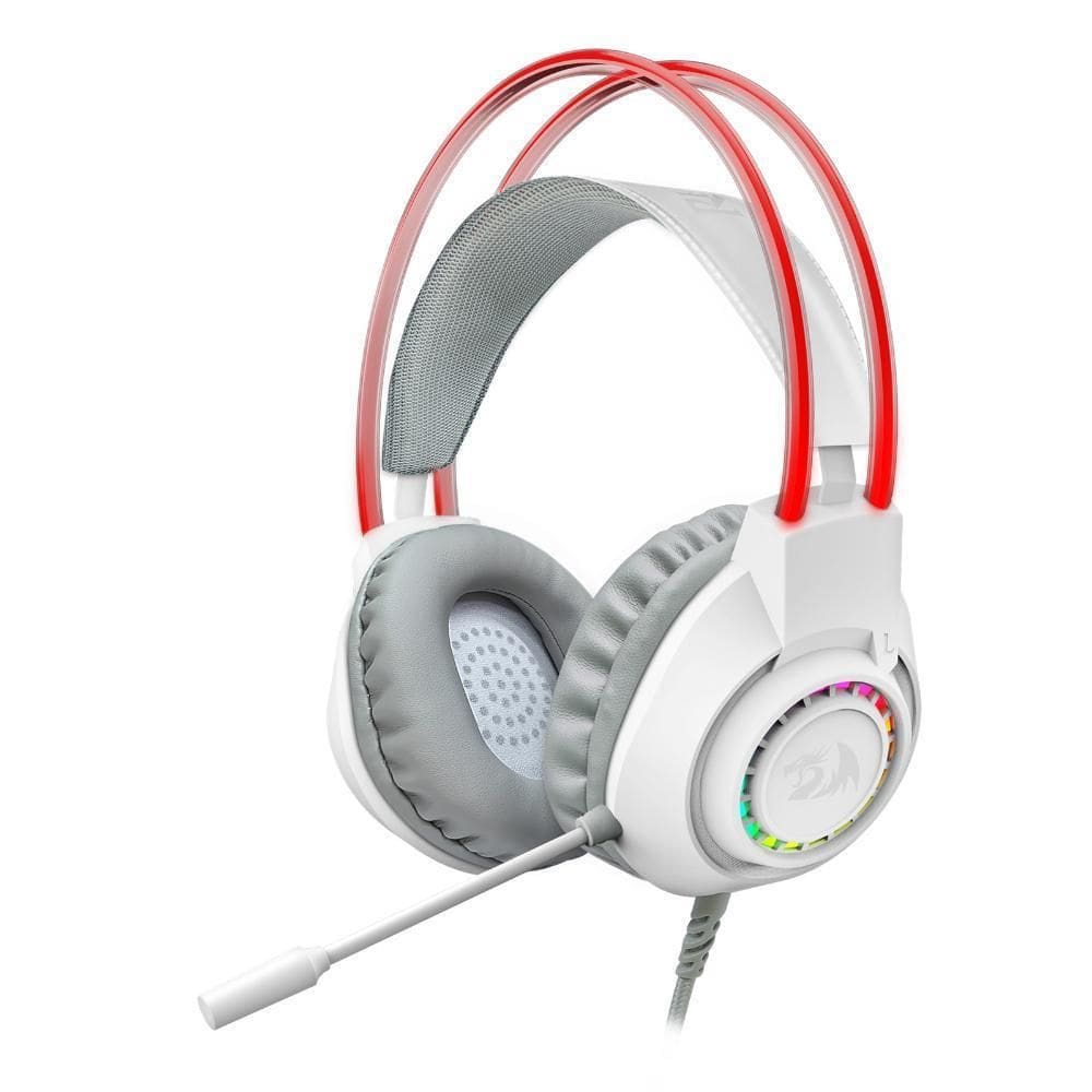 Headset Gamer Redragon Scream Rgb Branco H231W-Rgb