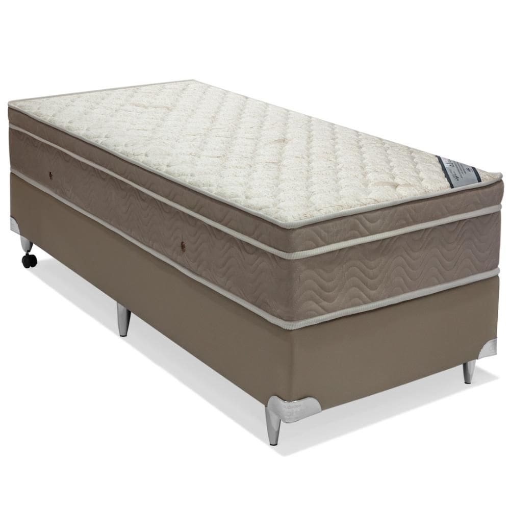 Cama box e colchão Light Molas ensacadas (88x188) - Ortobom