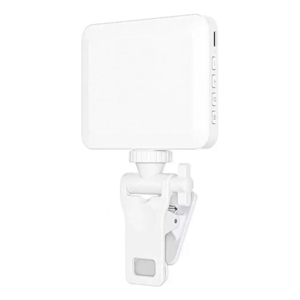 Clip-on de selfie com luz de beleza portátil com 120 LED recarregável