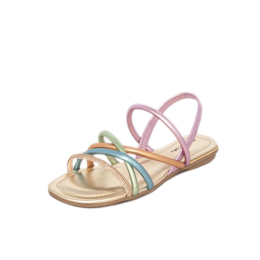 Sandália Infantil Pink Cats Rasteira REF: V-3714