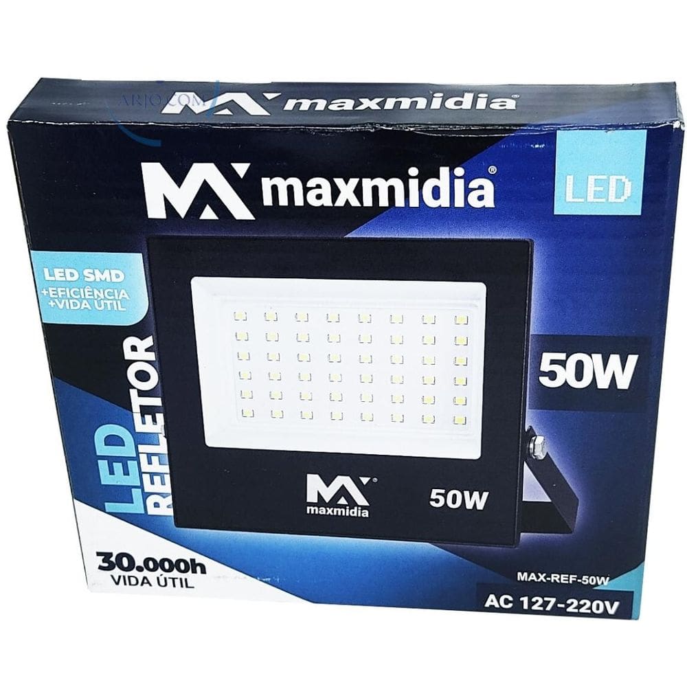 Refletor  LED 50W Maxmidia