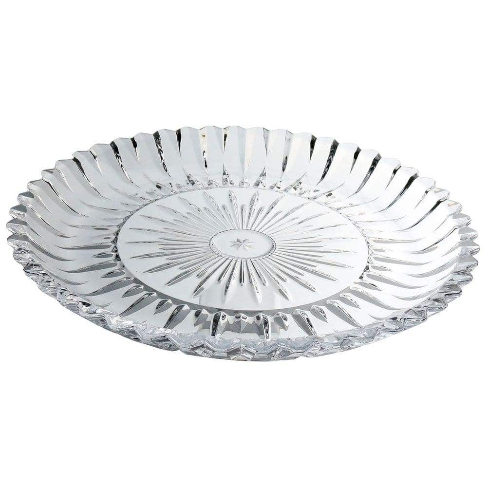 PRATO BOLO BOLEIRA REDONDO HOME&CO VIDRO 2x30x30cm TRANSPARENTE
