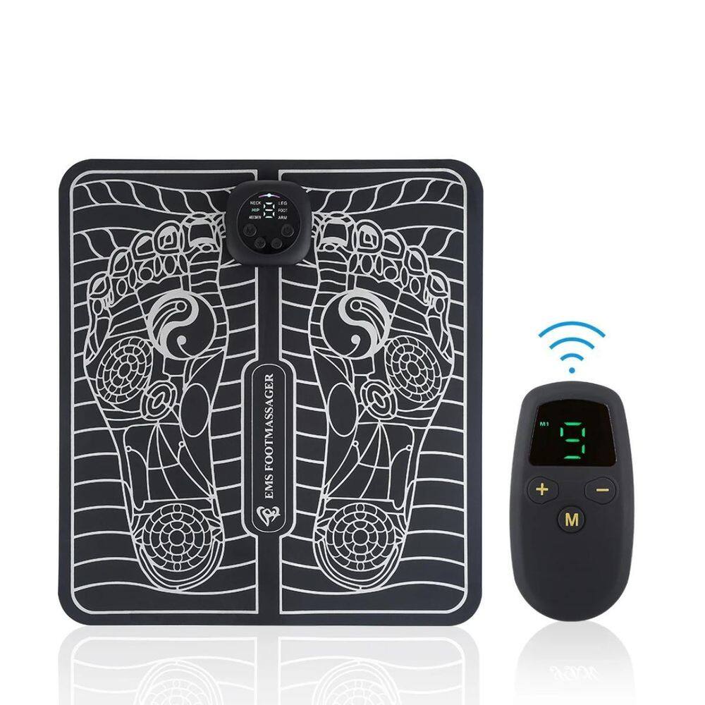 Tapete Massageador Preto Ems Bivolt -