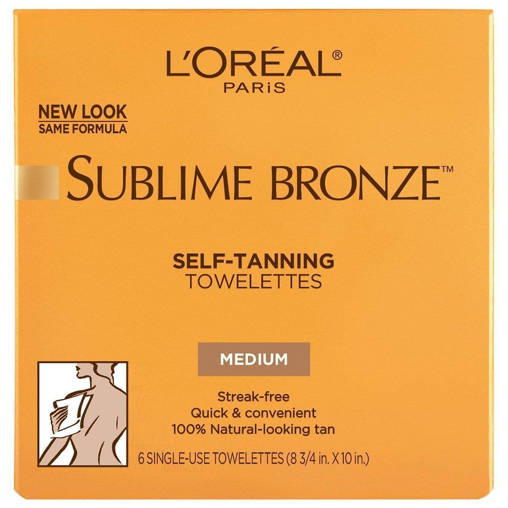 L`Oreal Paris Sublime Bronze Lenços Autobronzeadores -6 Unid