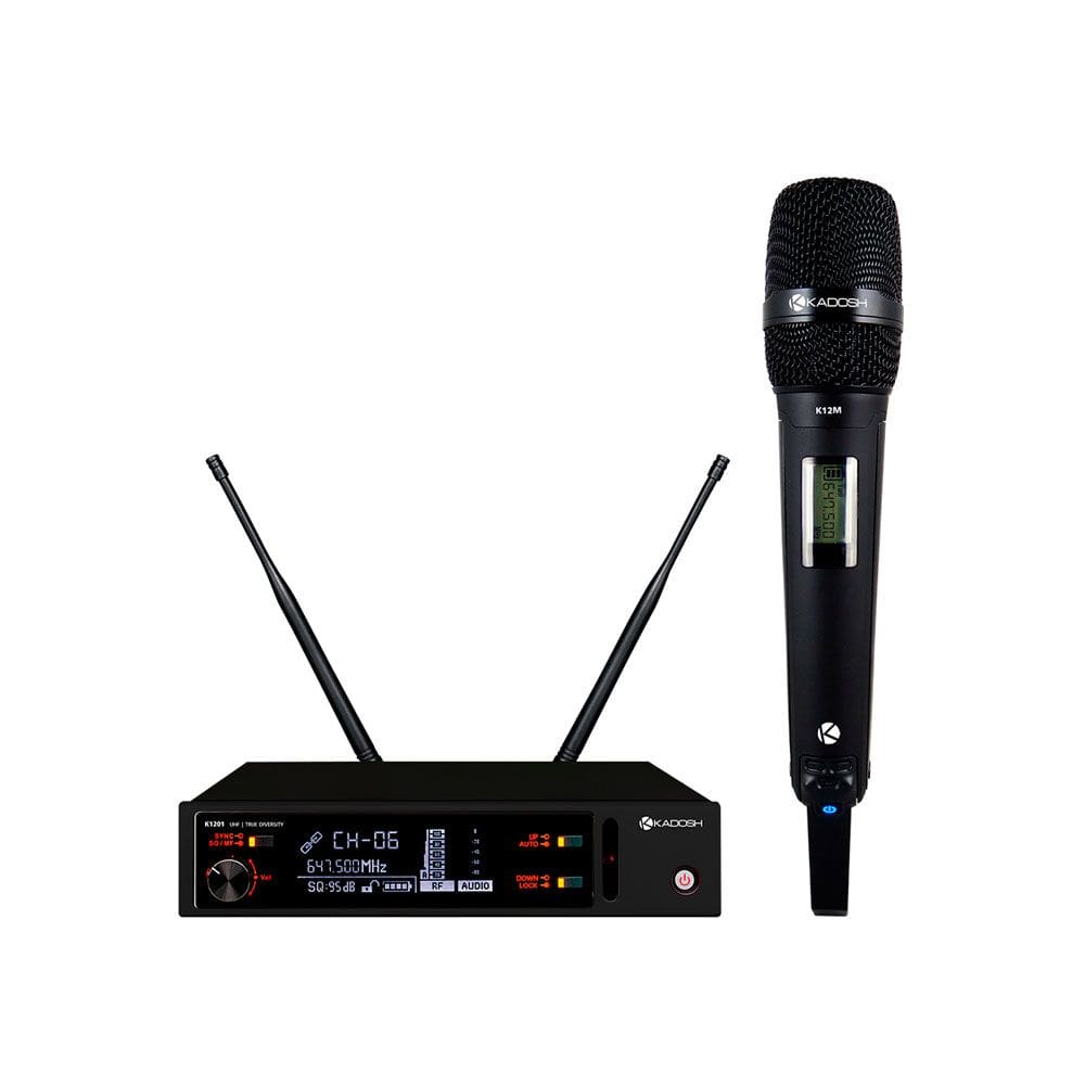 Microfone Sem Fio Kadosh K1201M Preto