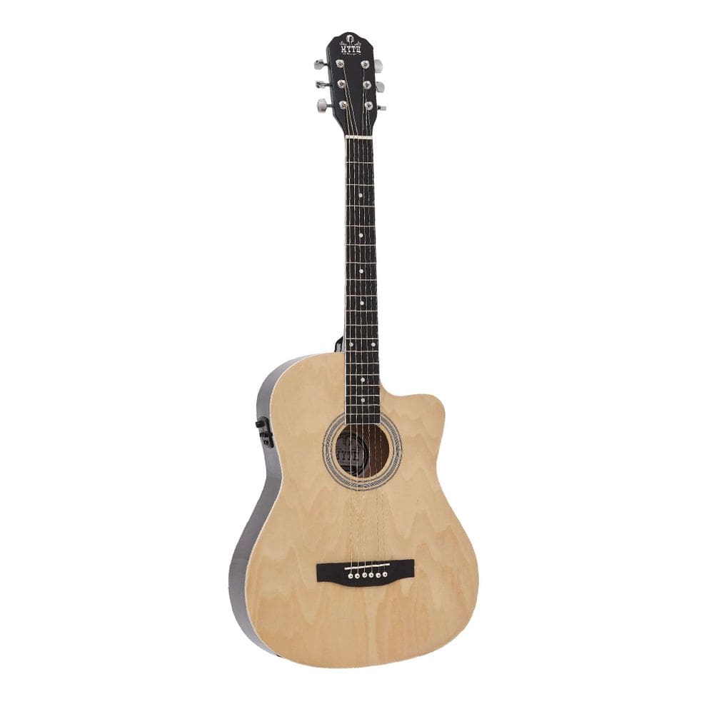 Violão Elétrico Aço MT-39SCE - Cutway Natural Dark Brown - Myth