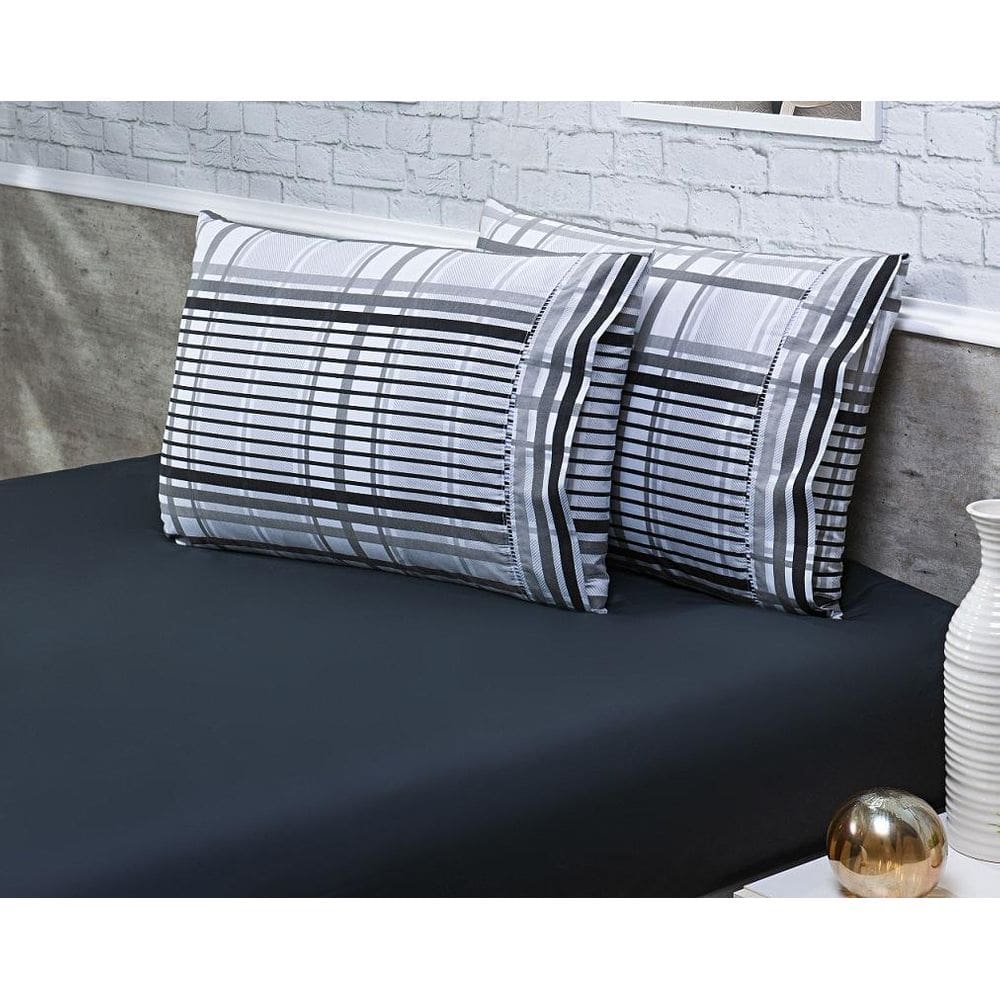 Jogo Lençol Solteiro King 2 Peças 2,03X0,96X25Cm 180 Fios