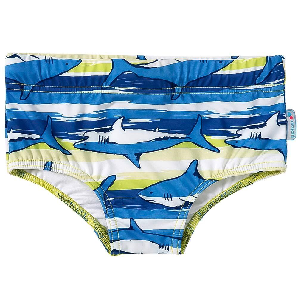 Sunga Tradicional Kids Tip Top Shark Verde Neon 3236364