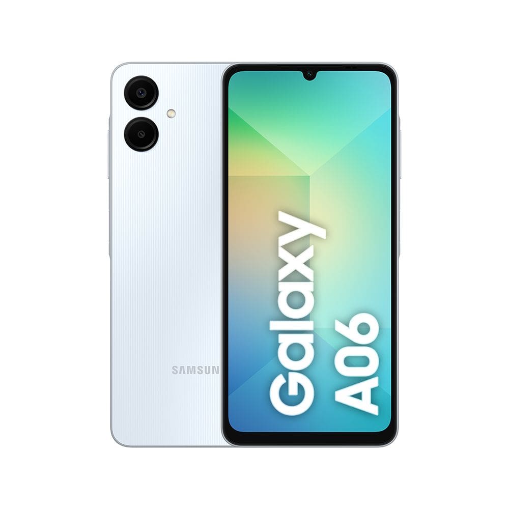 Celular Samsung Galaxy A06, 128GB, 4GB RAM, Tela 6.7\", Câm. Traseira 50+2MP, Frontal 8MP - Branco