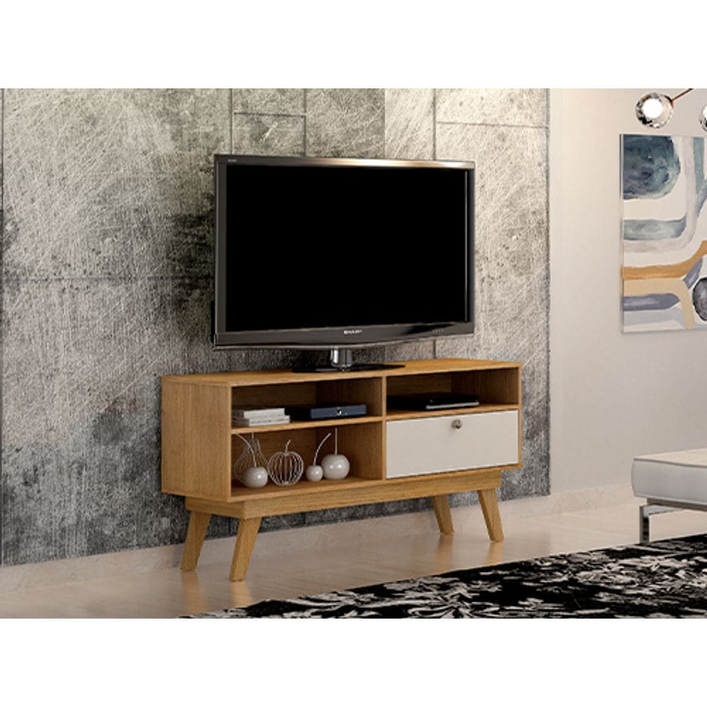 Rack Para TVs Grecia 1,36 Cinamomo/Off White