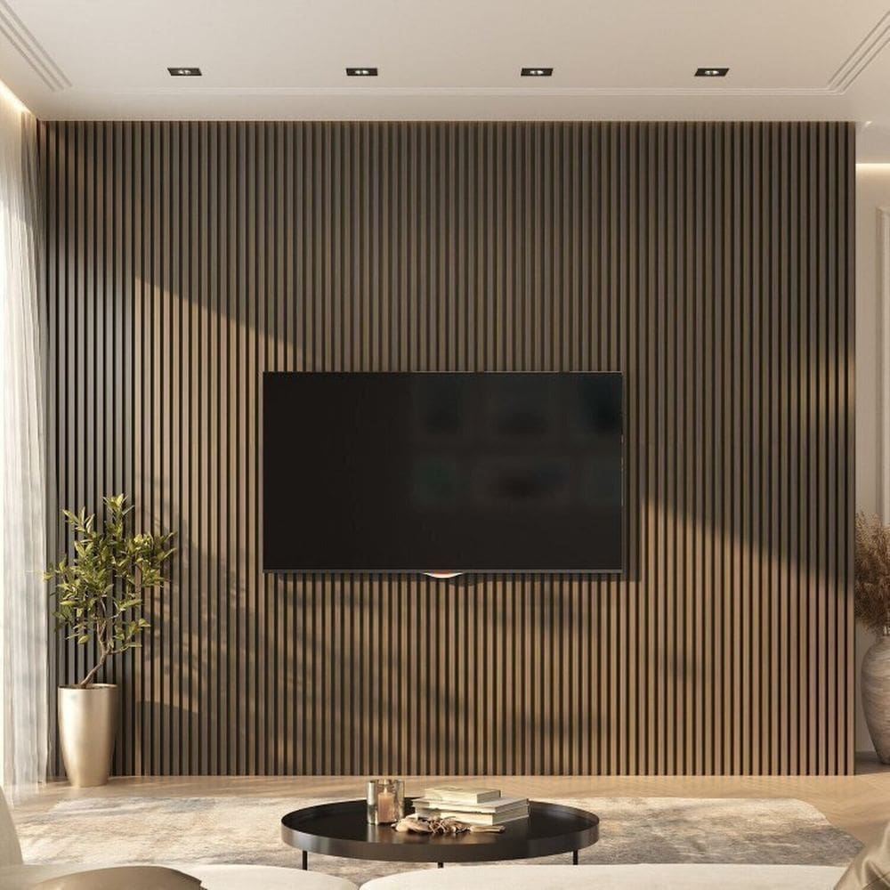 Painel Ripado de Pvc 8 Barras de 2,70m X 0,15cm Venda em 3,24m² Imbuia