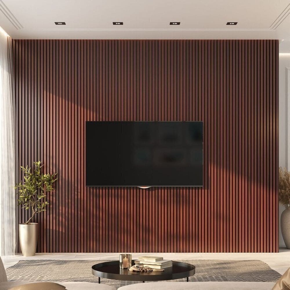 Painel Ripado de Pvc 6 Barras de 2,70m X 0,15cm Venda em 2,43m² CEDRINHO