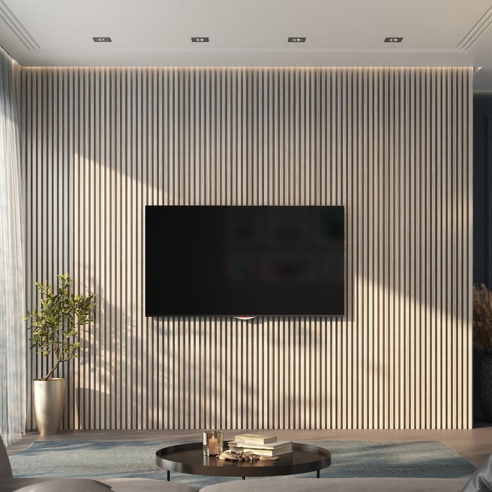 Painel Ripado de Pvc Barra de 2,70m x 0,15cm venda em 0,40m² Bariri Carvalho Berlin