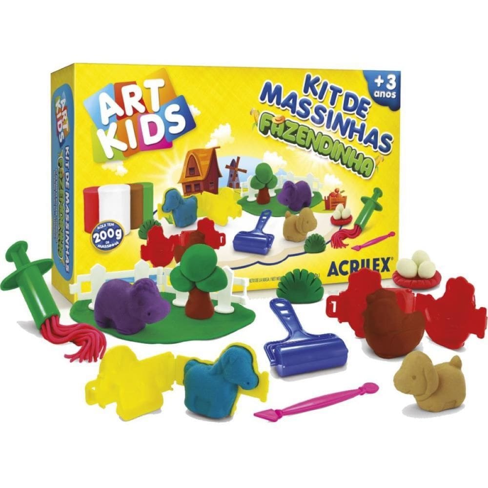 Kit De Massinhas Mini Fazendin