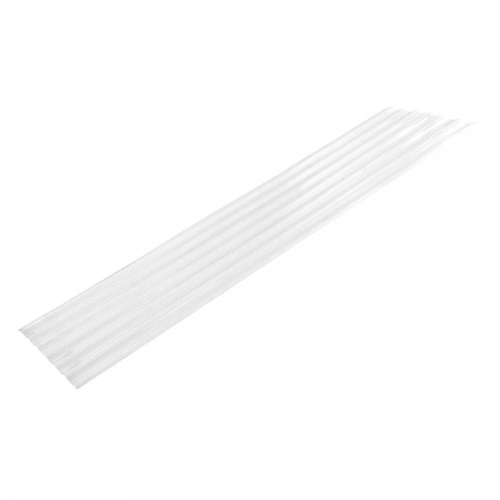 Kit com 20 Telhas Policarbonato 244cm X 110cm Transparente