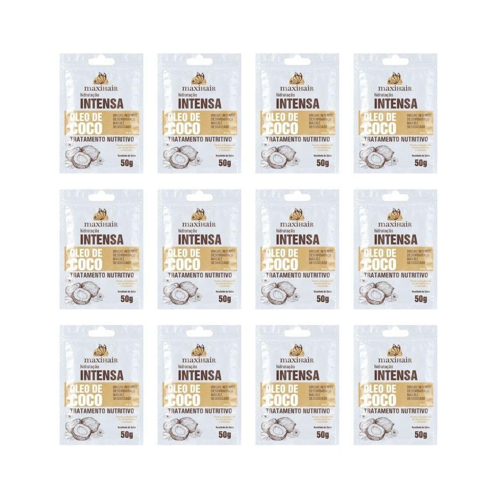 Sache Maxihair 50G Oleo De Coco - Kit Com 12Un