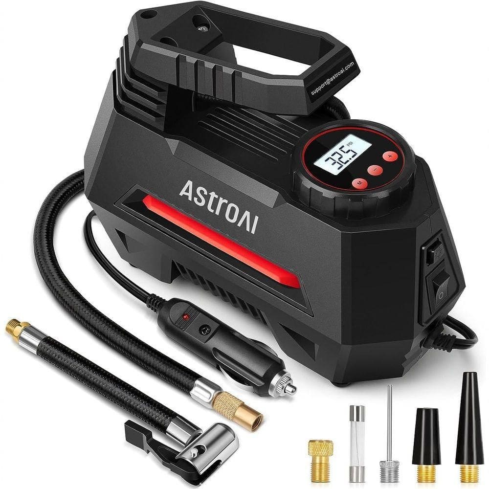 Astroai Bomba De Ar Portátil Para Pneus De Carro 12 V Cc