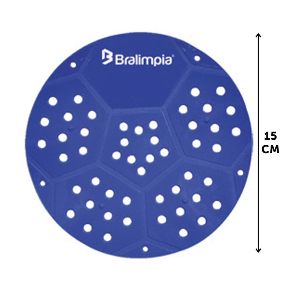Tela Para Banheiro Mictorio Bralimpia Cor Azul 15Cm